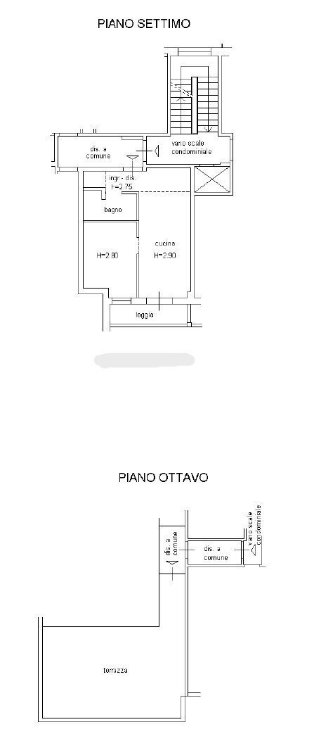 planimetria - Bilocale Viale Francesco Redi, Firenze (zona Santa Maria Novella) - planimetria 1