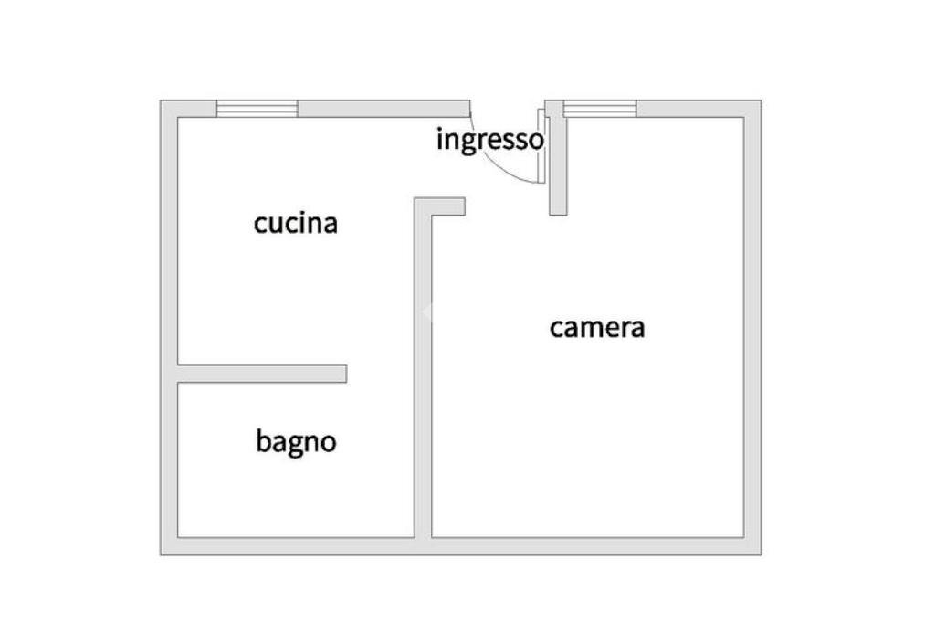 Monolocale Viale partigiani d' italia, Parma - planimetria 1