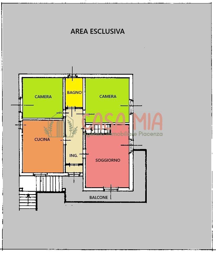 Foto 46 - Villa VIA CASTELLO CHIAPPONI, Rottofreno - planimetria 1