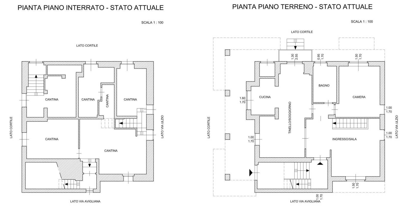 Quadrilocale via Avigliana, 15, Collegno - planimetria 1