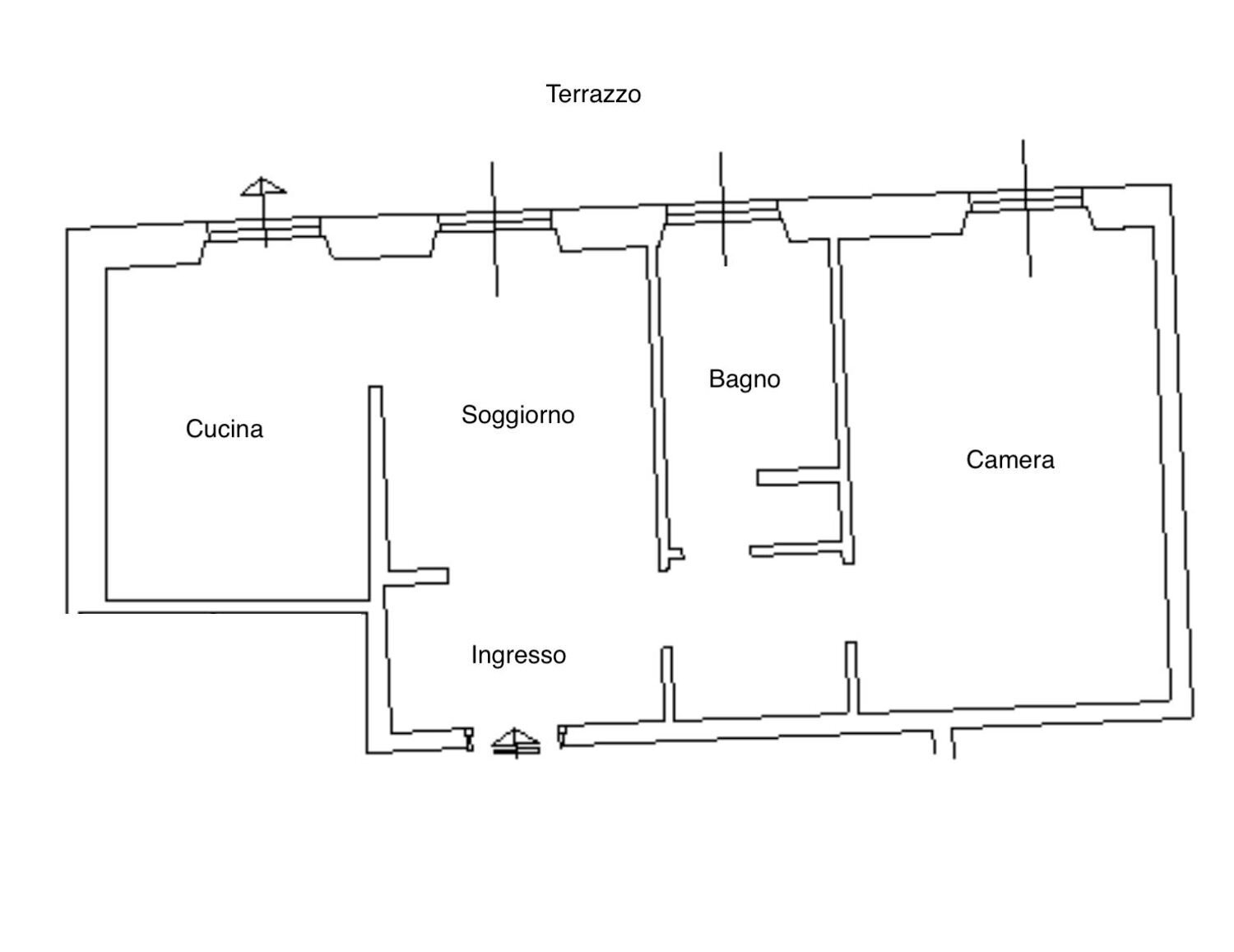 planimetria - Bilocale Carlo Canepa
 
7, Genova - planimetria 1