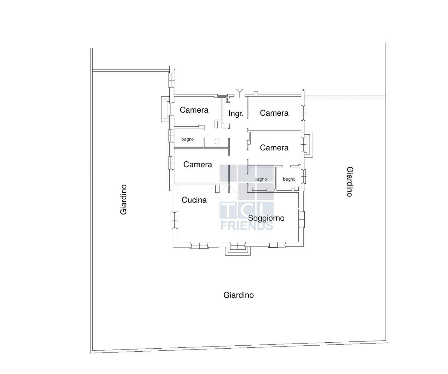 planimetria - Appartamento alla Torre dell'Amore
 
20A, Genova - planimetria 1