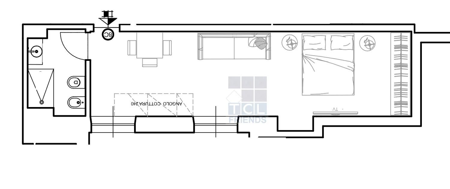 planimetria - Monolocale Galata
 
37, Genova - planimetria 1
