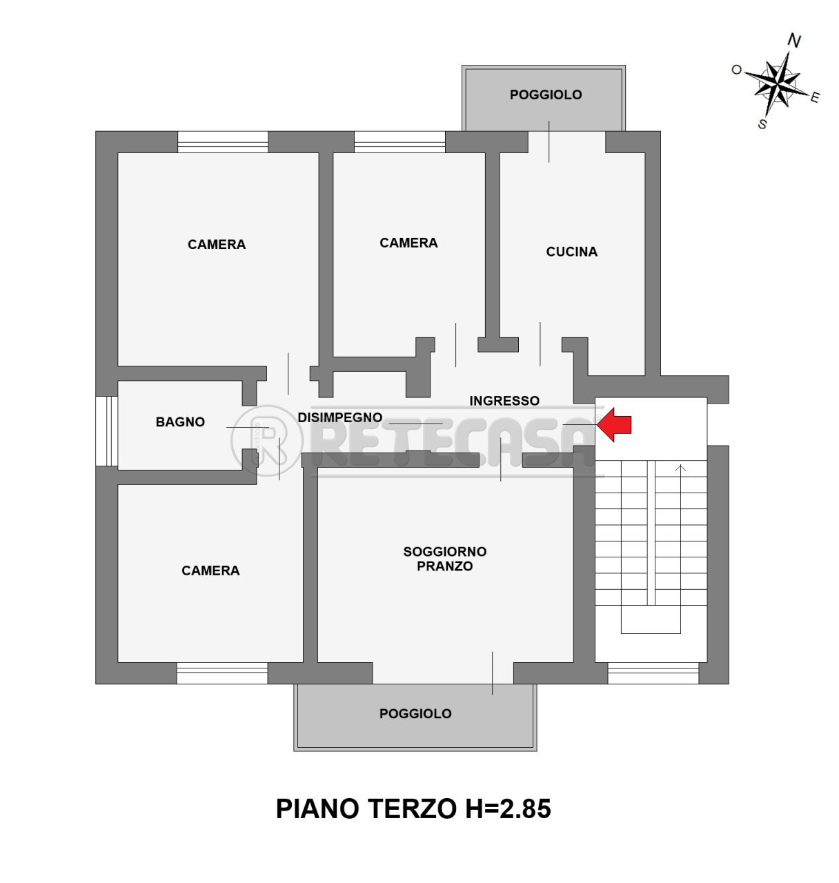 21 - Apartment Via Santa Maria 2, Vigonza - floor plans 1