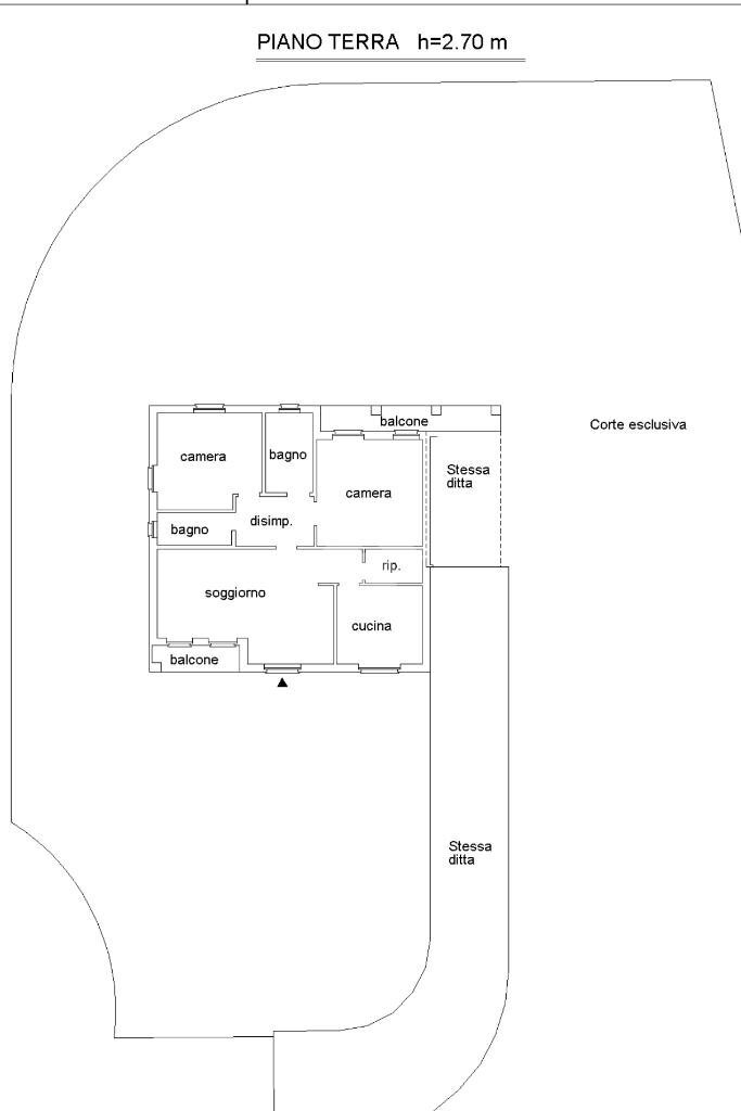 Villa Via san benedetto menni, San Maurizio Canavese - planimetria 1