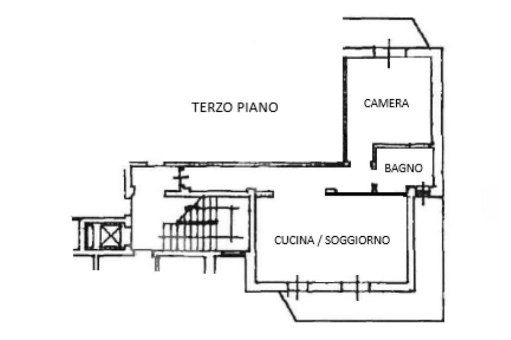 Bilocale Via de gasperi, Ivrea - planimetria 1