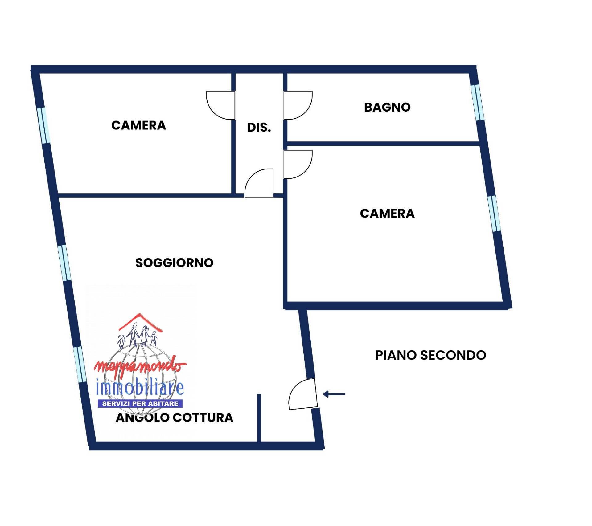 Foto 17 - Three-room apartment PIAZZA DELLA REPUBBLICA
 
10, Galliera - floor plans 1