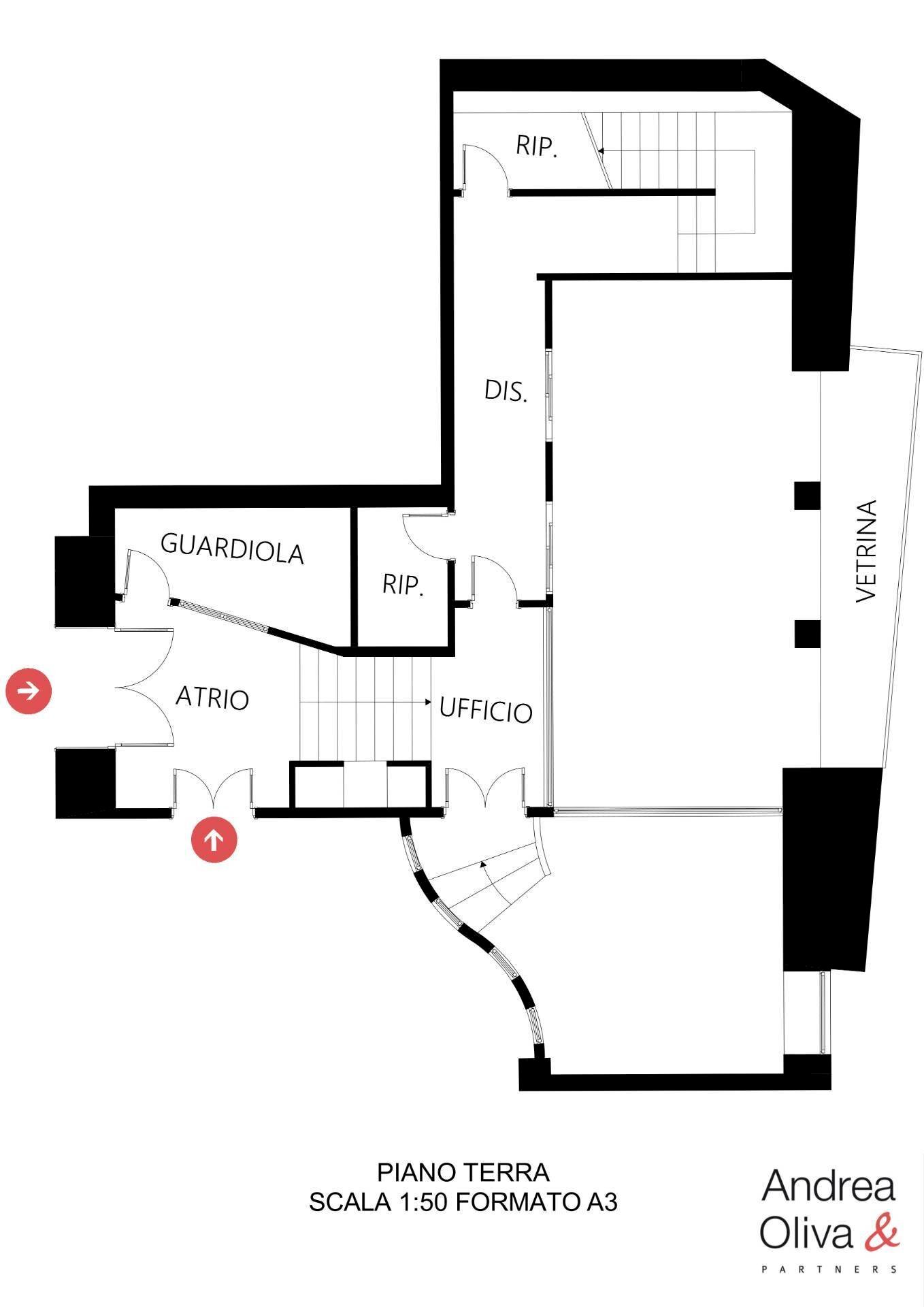 Foto 12 - Office Via Crispi
 
8, Trieste - floor plans 1