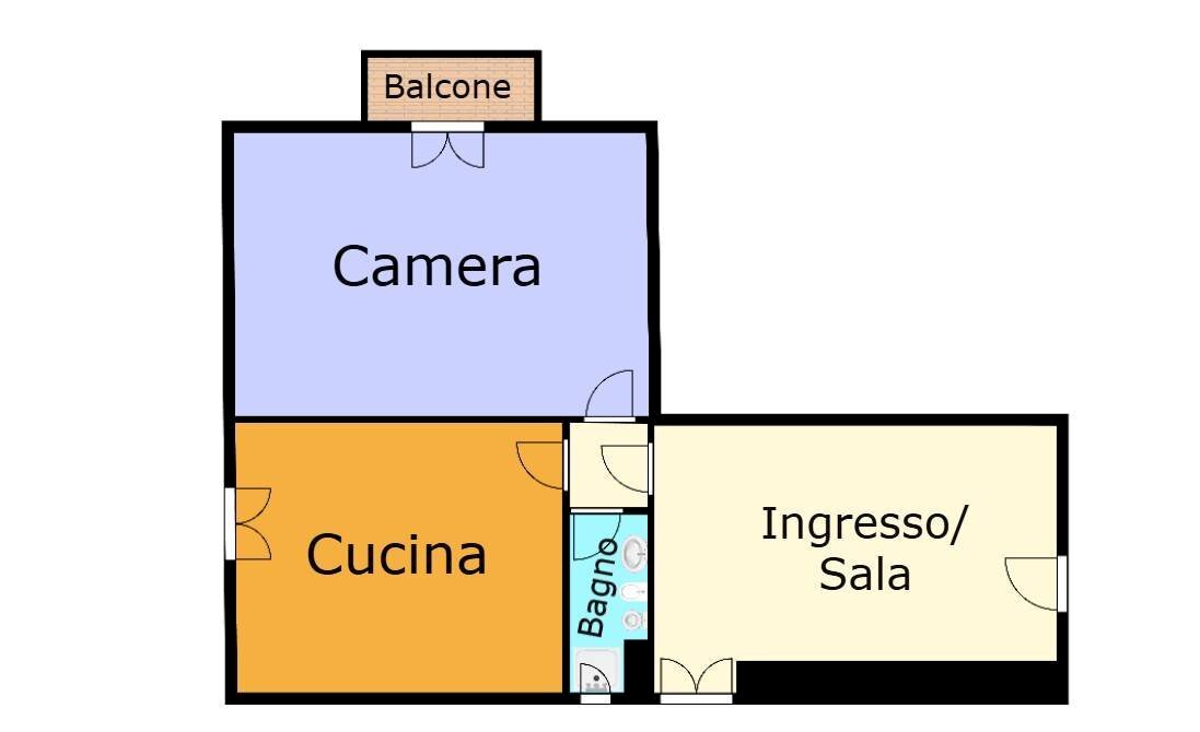 Appartamento via Vincenzo Maculano, 7, Genova (zona Oregina) - planimetria 1