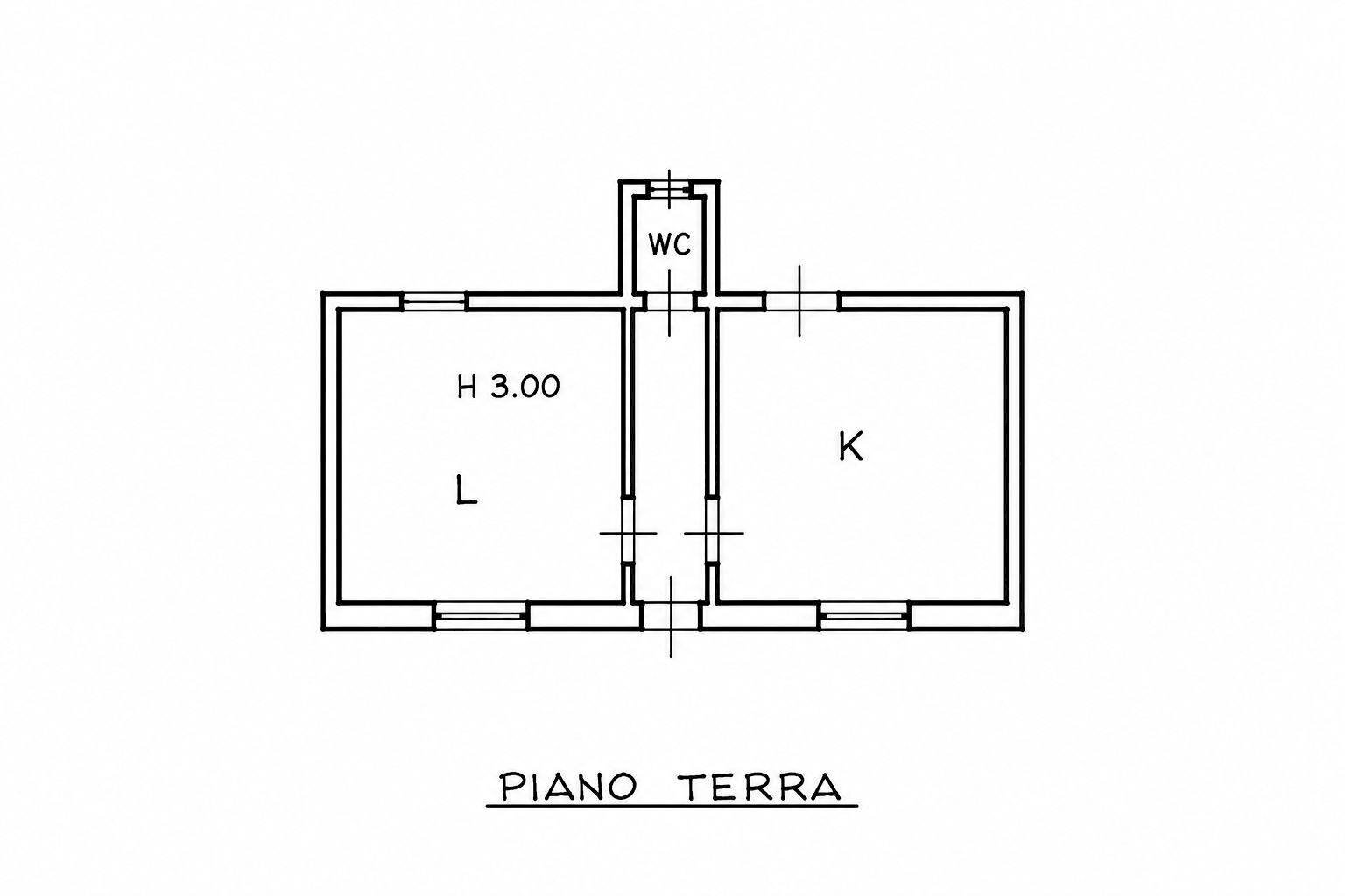 Villa Casarano - planimetria 1