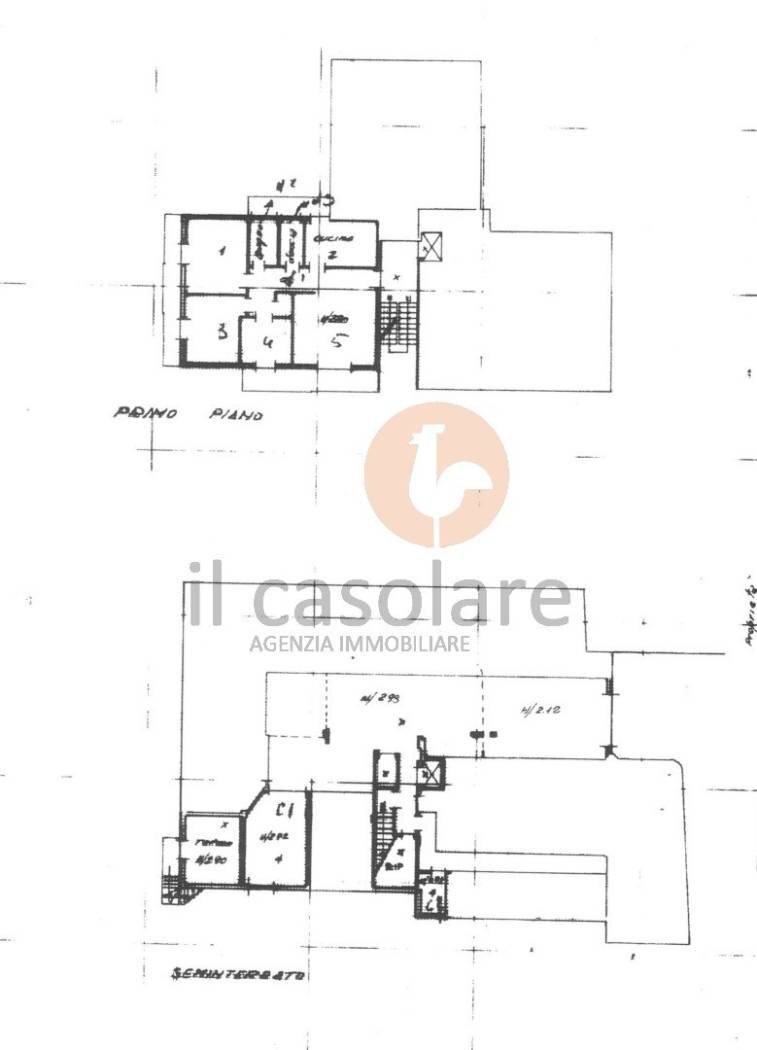 Appartamento via Fanella, 32, Fano - planimetria 1