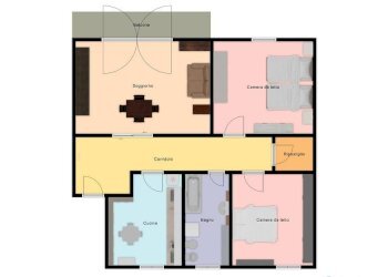 Planimetria - Three-room apartment viale Alberto Pasini, 10, Parma (neighborhood Pablo) - photo 22