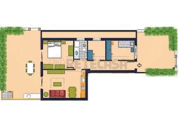 7-Piantina - Three-room apartment Via Margi 53, Messina - photo 9