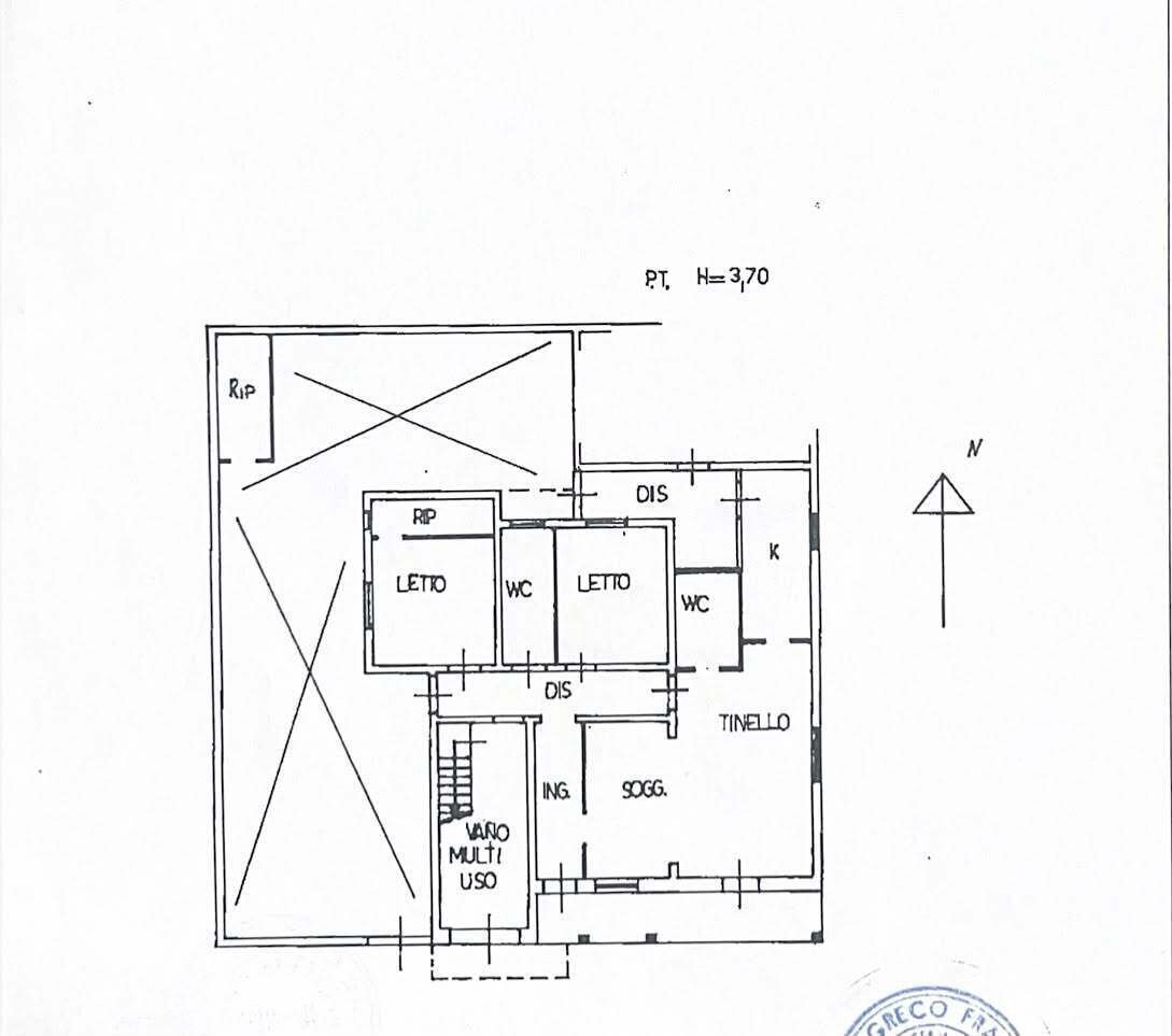 plan1 - Villa Via Madonna dei Greci 106, Veglie - planimetria 1