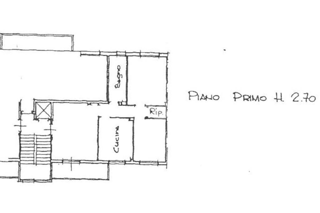 Quadrilocale Via F. Montesi, Monte San Pietro - planimetria 1