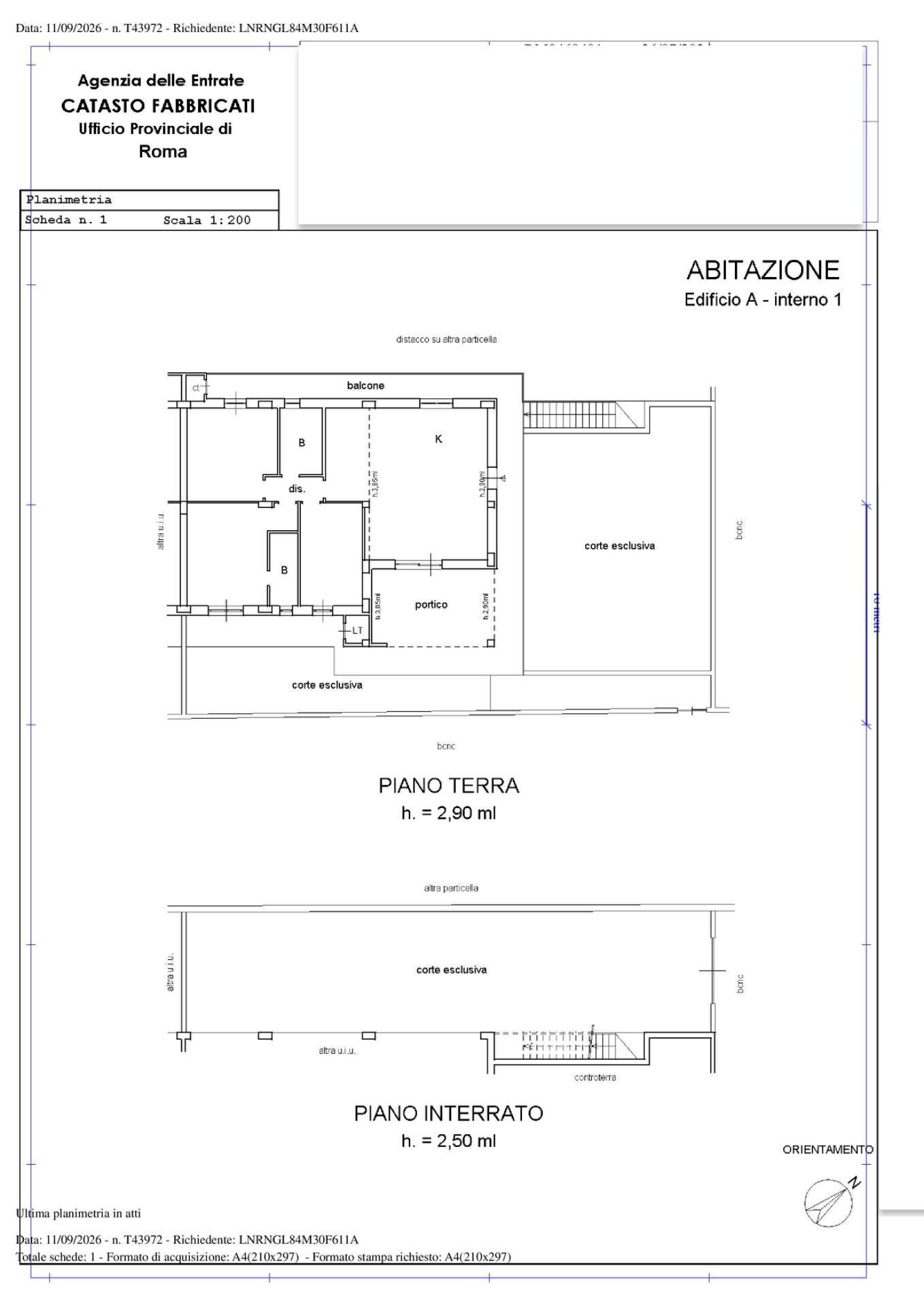 Foto 20 - Casa semi indipendente via Dell'Aeronautica
 
10, Monterotondo - planimetria 1