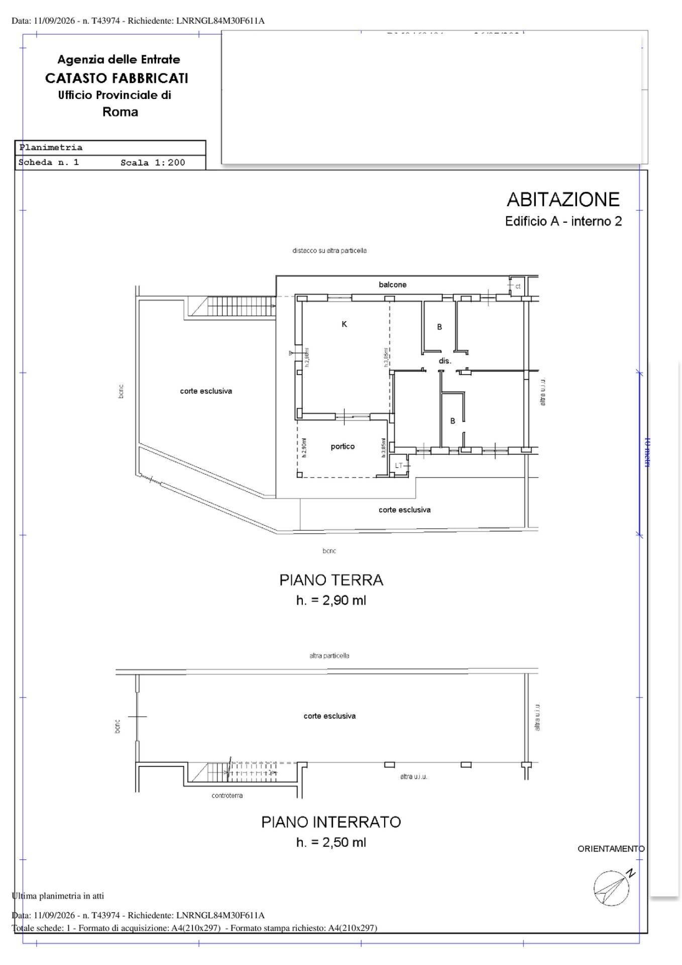 Foto 19 - Villa via Dell'Aeronautica
 
10, Monterotondo - planimetria 1