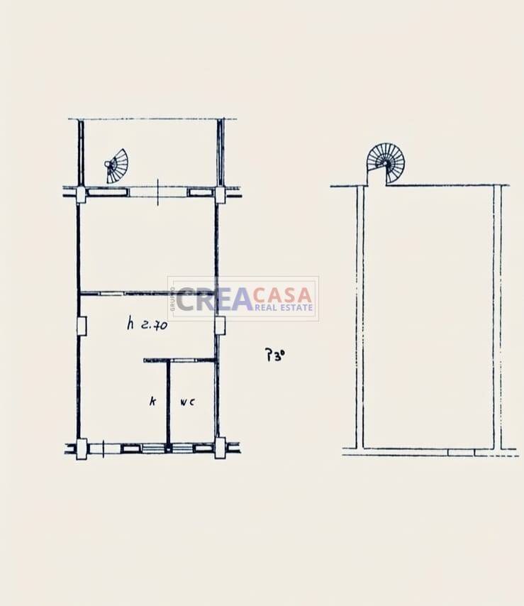 Foto 28 - Two-room apartment via Francavilla, Taormina - floor plans 1