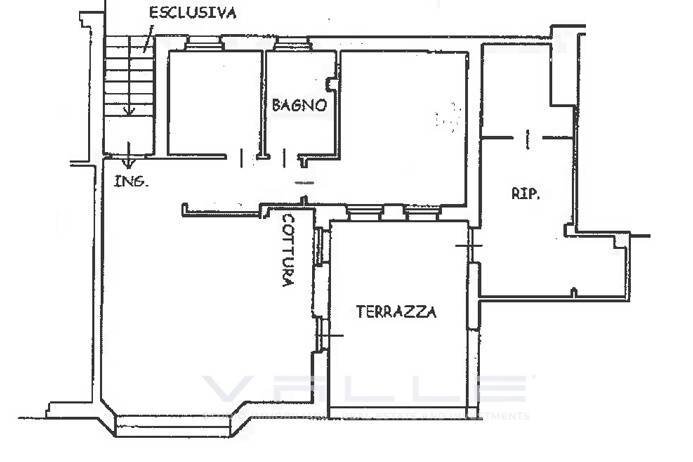 Planimetria - Trilocale via maresana
 
49, Ponteranica - planimetria 1