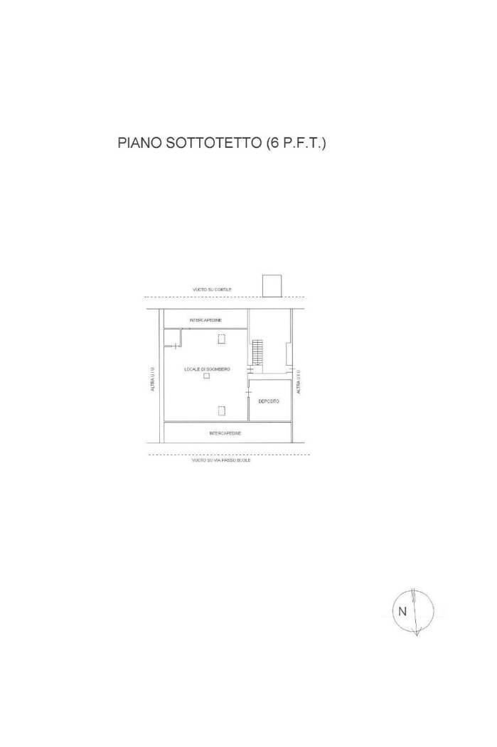 Bilocale via Passo Buole, Torino (zona Lingotto) - planimetria 1