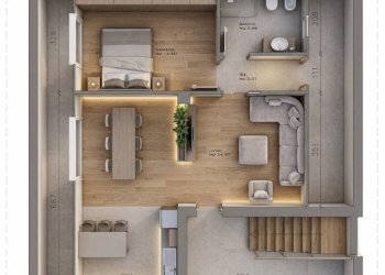 Planimetria - Two-room apartment via Passo Buole, Torino (neighborhood Lingotto) - photo 31