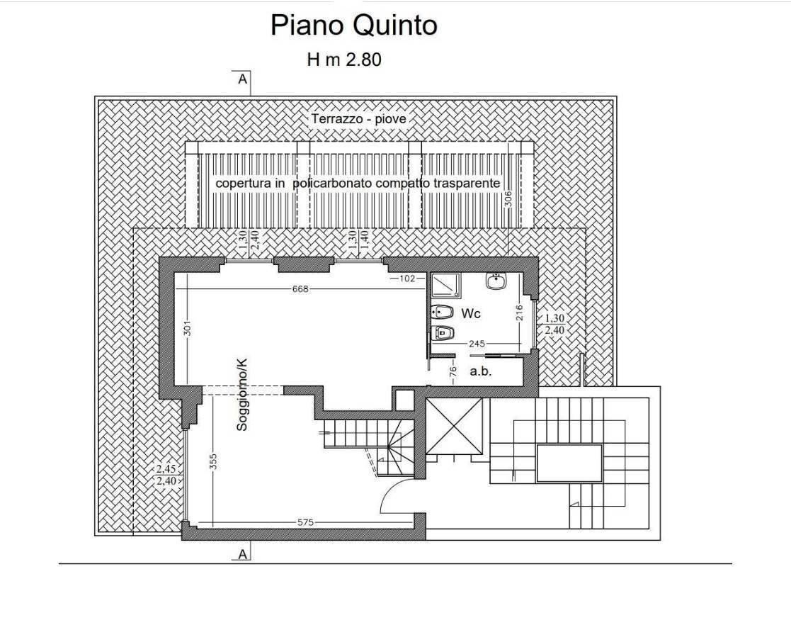 Quadrilocale Torino, 76, Sesto San Giovanni - planimetria 1