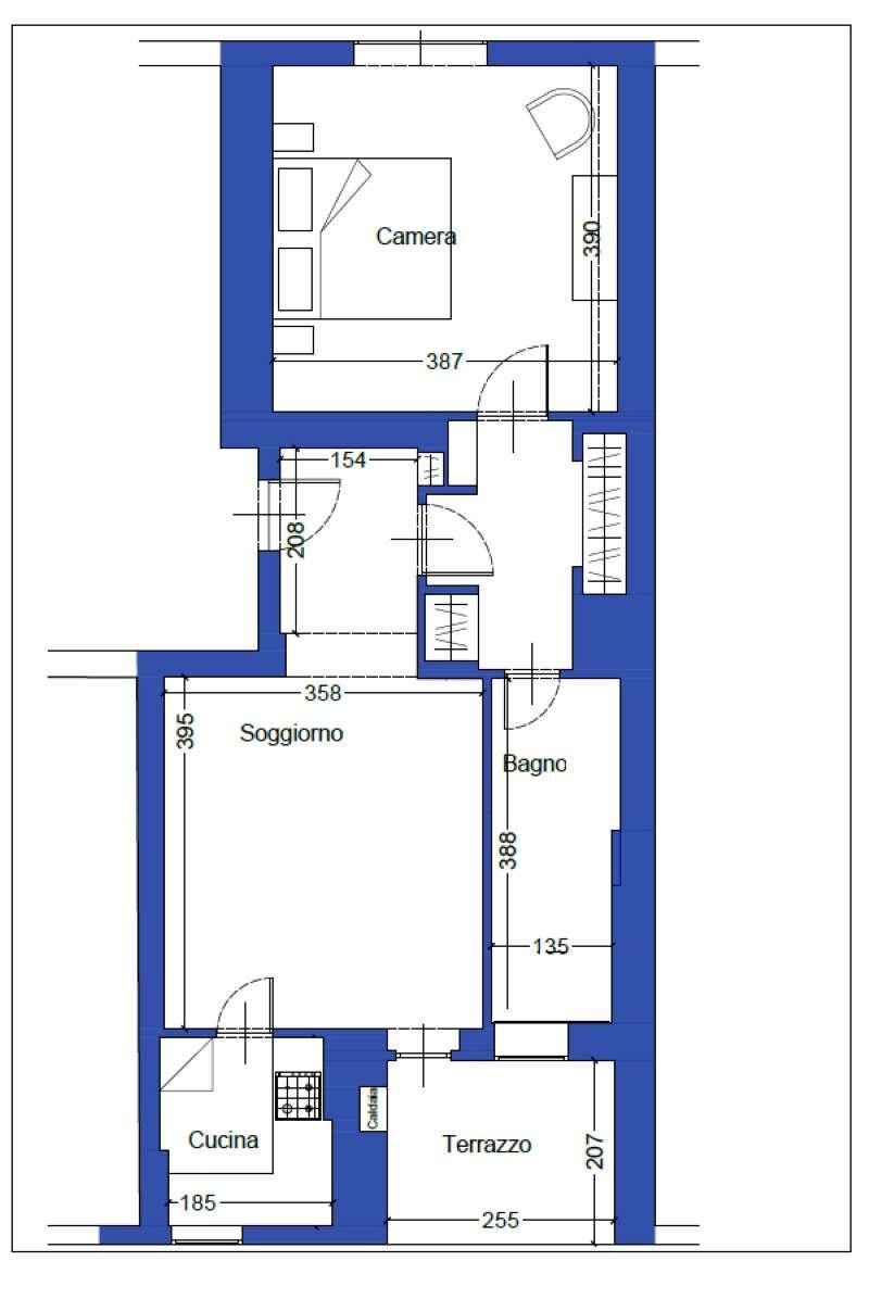 plan - Appartamento via Santa Teresa, 15, Torino (zona Centro) - planimetria 1