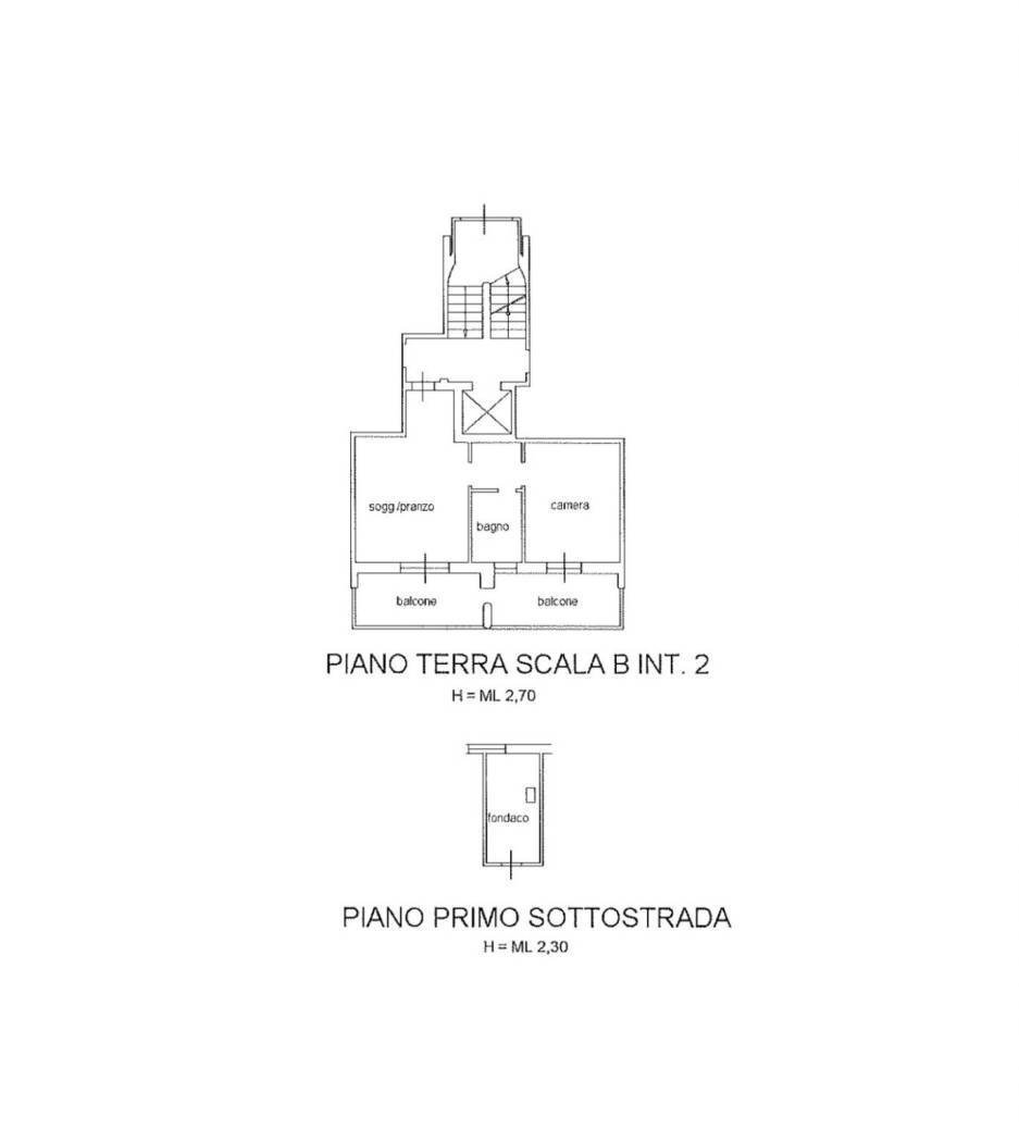 Appartamento via Capo di Fuori, Sant'Omero - planimetria 1