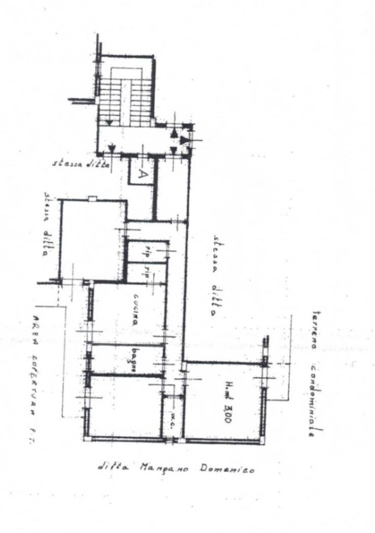 Quadrilocale via Mascalucia, 5, Siracusa - planimetria 1