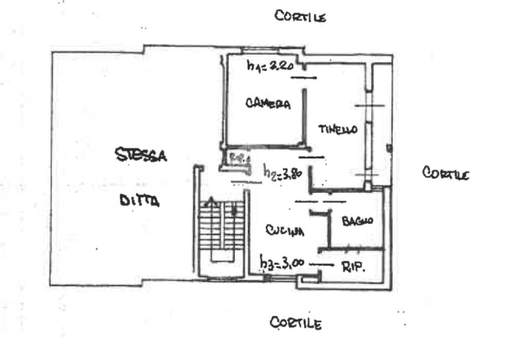 Attic Via Martiri Della Libertà, Cavallermaggiore - floor plans 1