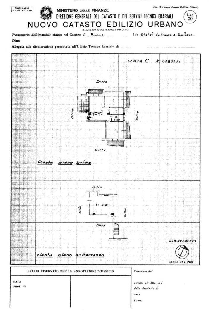 Trilocale Corso Giovanni XXIII 72, Busca - planimetria 1