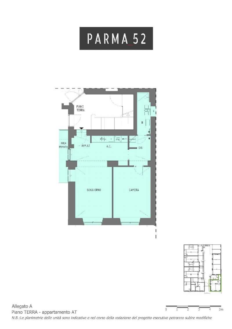 at - Appartamento via Parma, 52, Torino (zona Aurora) - planimetria 1