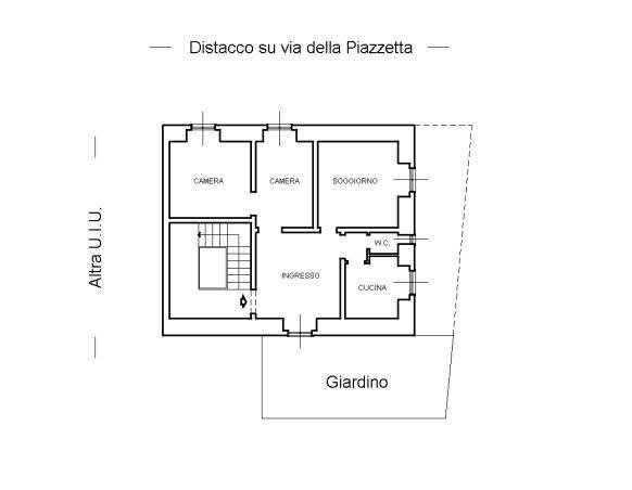 Appartamento all'asta via Borgoratti, 65, Genova (zona Borgoratti) - planimetria 1