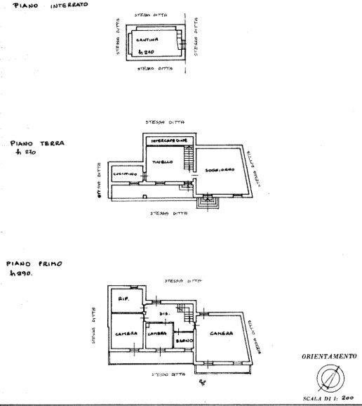 Casa indipendente Via momeano, 19, Barge - planimetria 1