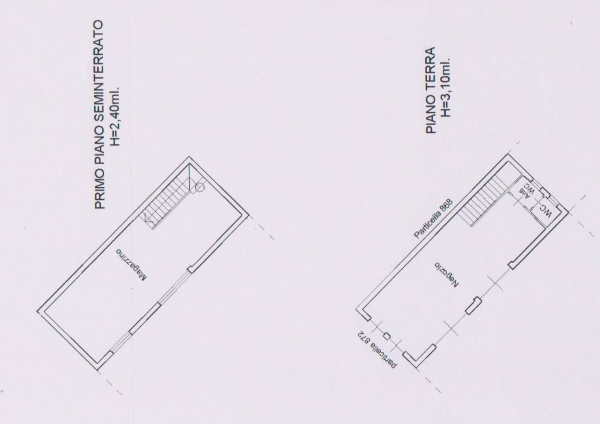 Shop via Anfiteatro, Mosciano Sant'Angelo - floor plans 1