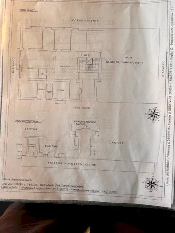 Apartment corso Magenta, 31, Genova - floor plans 1
