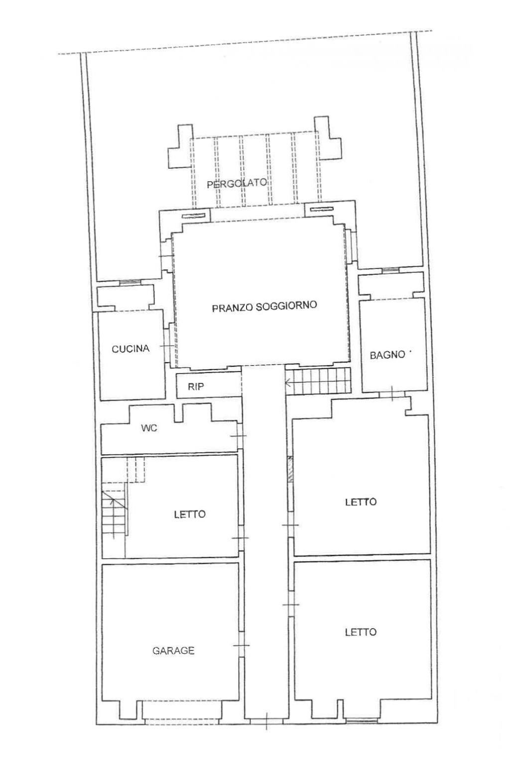 Independent house via Niccolò Machiavelli, Salve - floor plans 1