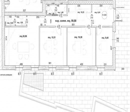 Ufficio calle del Carbon, 15, Porcia - planimetria 1