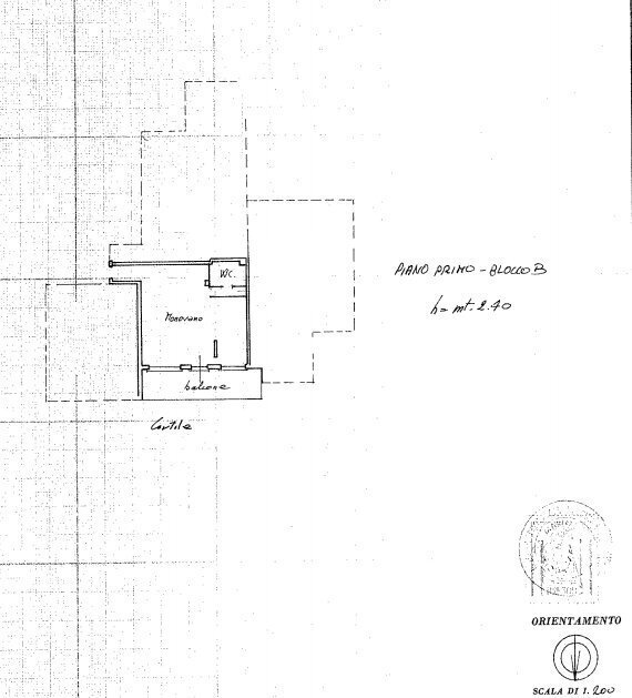 Two-room apartment Via Ruata, 98B, Crissolo - floor plans 1