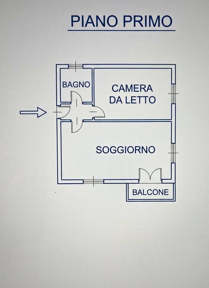Two-room apartment via Plagnol, Sestriere - floor plans 1