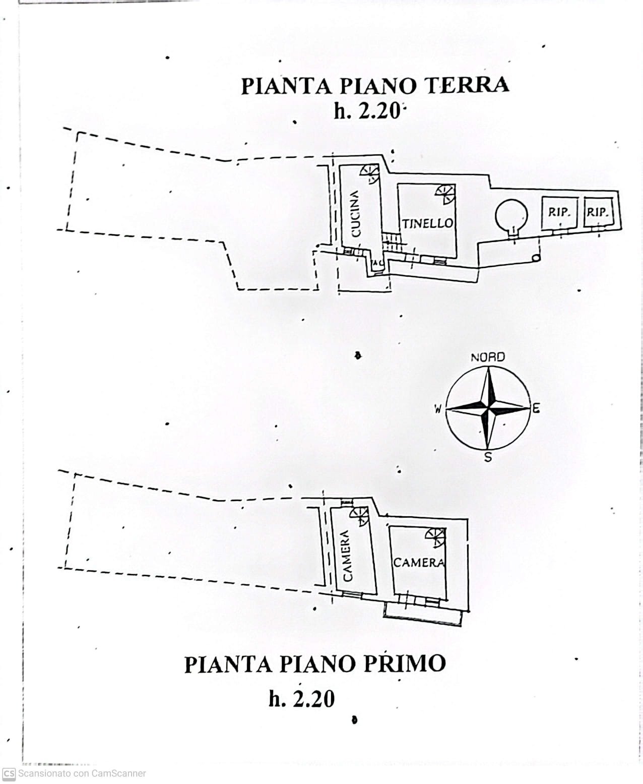 Rustic via Garigo, 29, Bagnolo Piemonte - floor plans 1