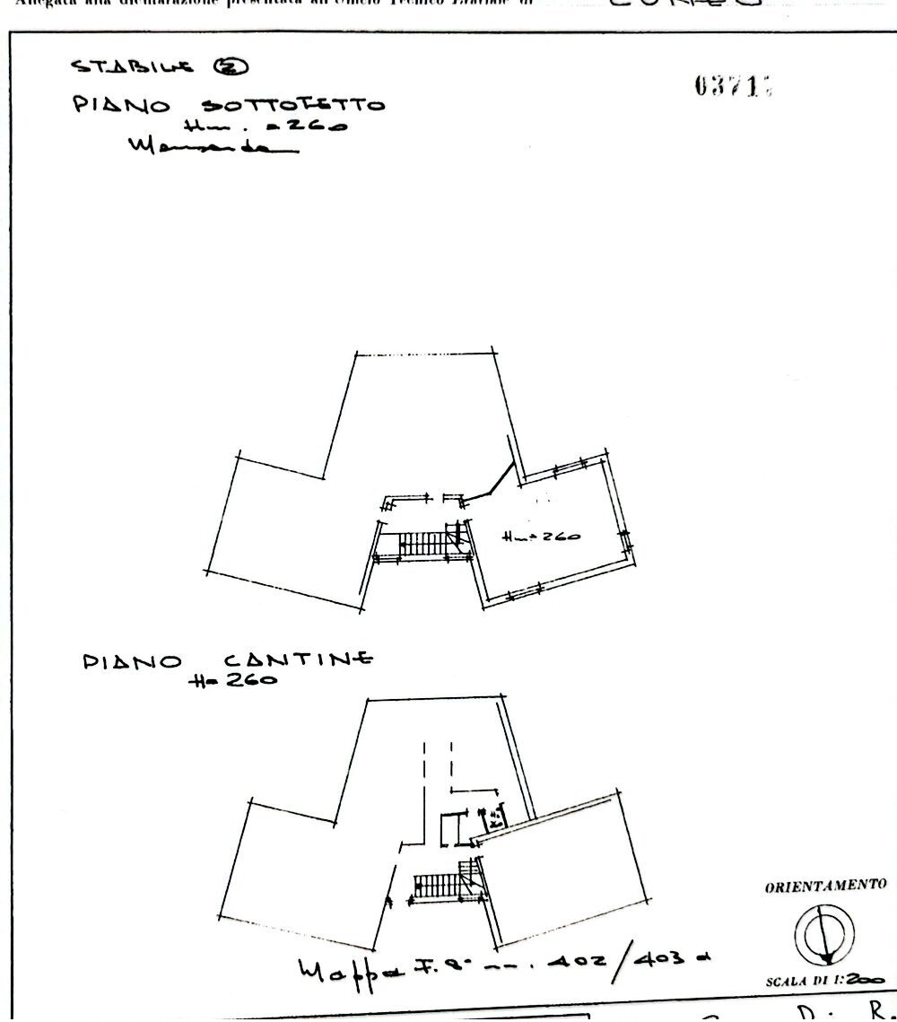 One-room apartment via Rucas, 14, Bagnolo Piemonte - floor plans 1