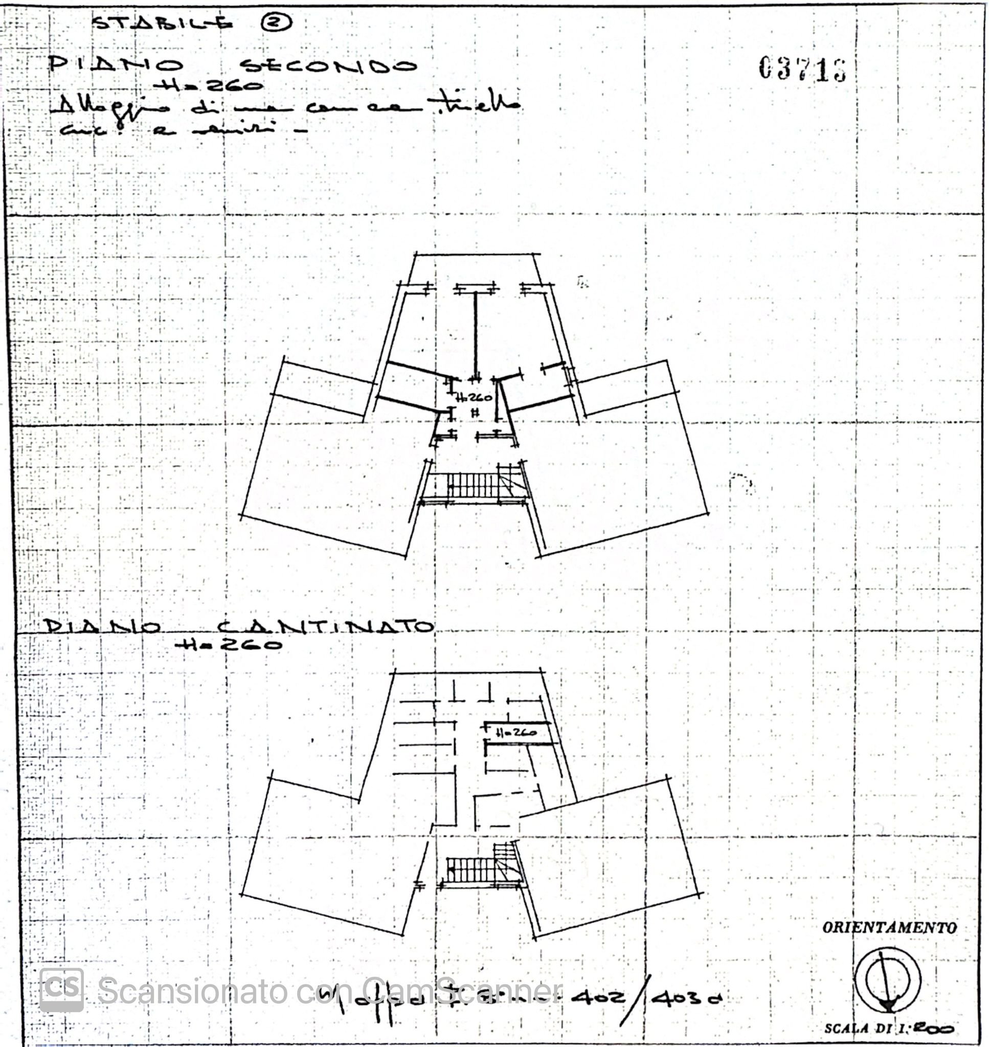 Two-room apartment via Rucas, 14, Bagnolo Piemonte - floor plans 1