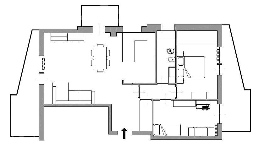 Four-room apartment Savona (neighborhood Valloria) - photo 1