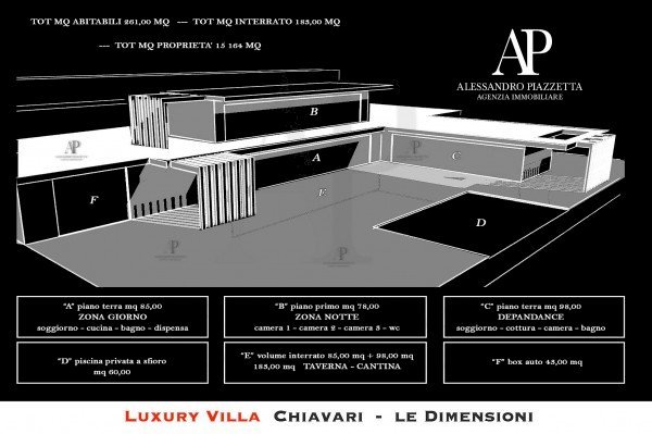 Apartment Chiavari - floor plans 1