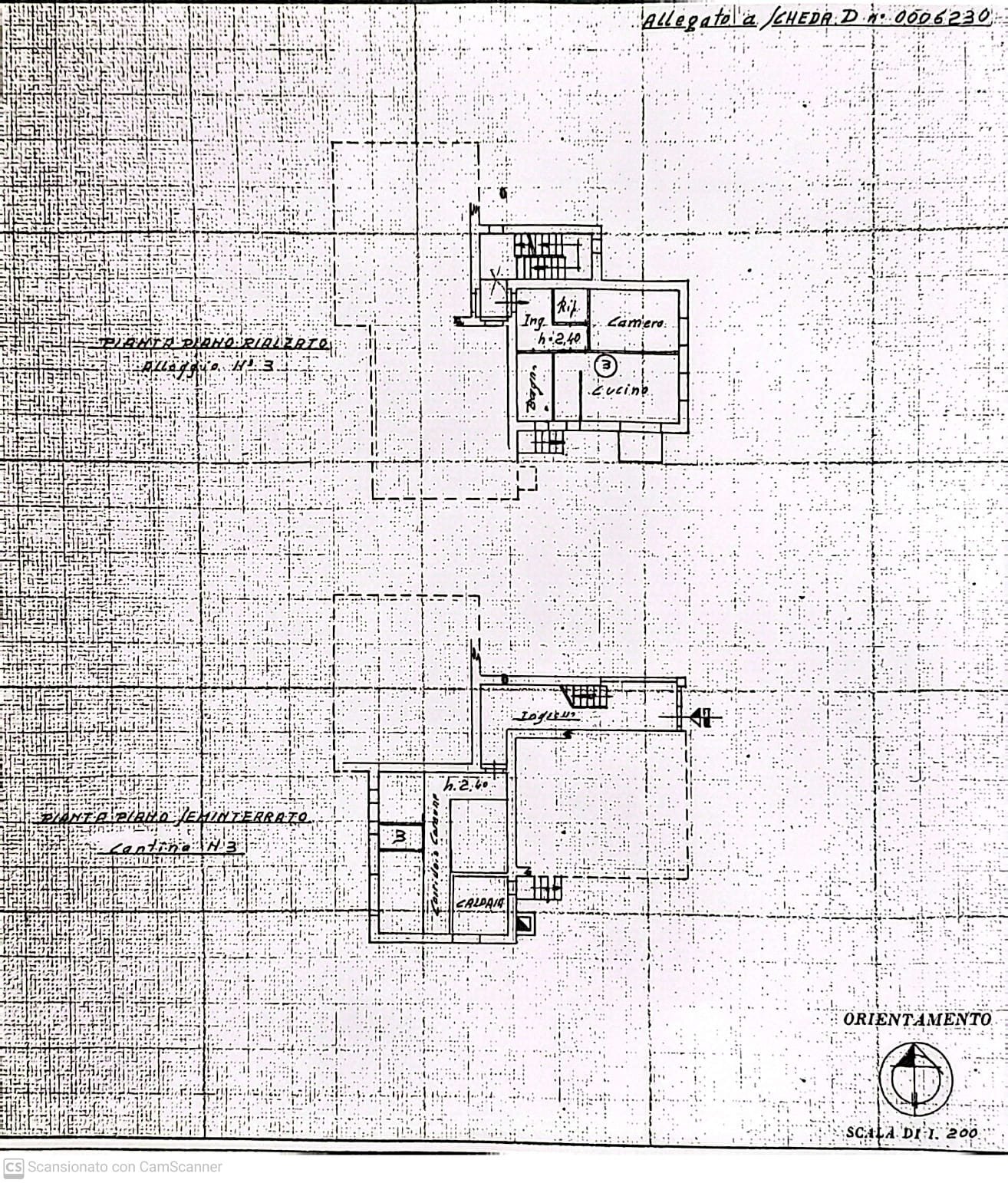 Two-room apartment Via della Pineta, 7, Bagnolo Piemonte - floor plans 1