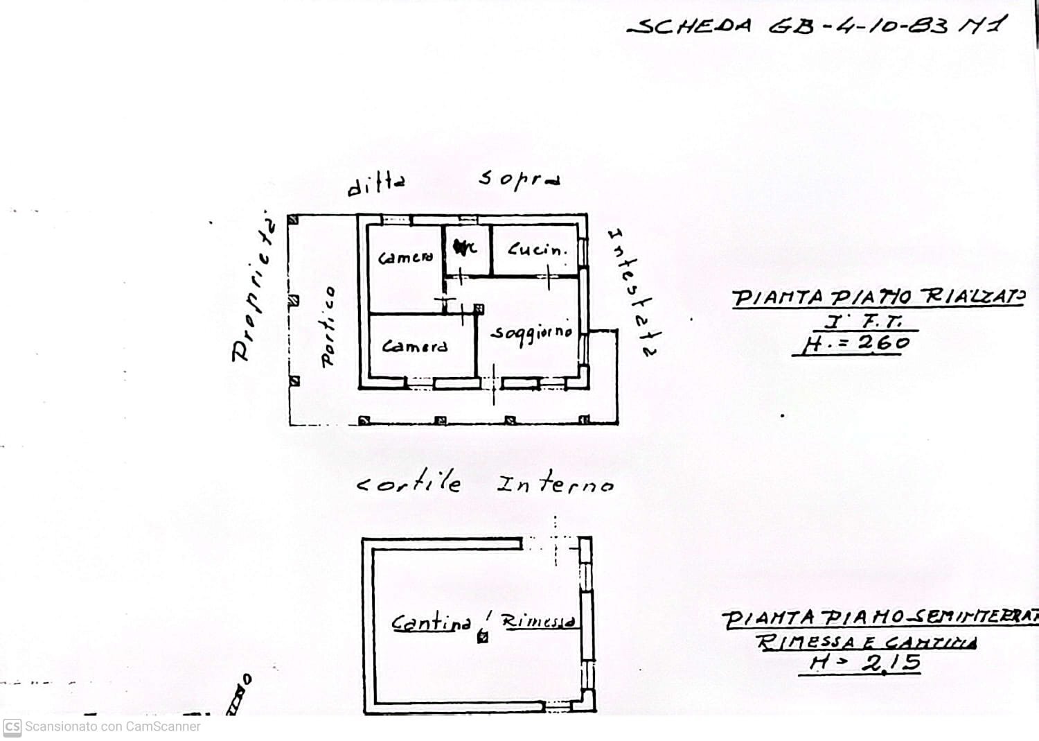 Independent house Via Garigo, 20, Bagnolo Piemonte - floor plans 1