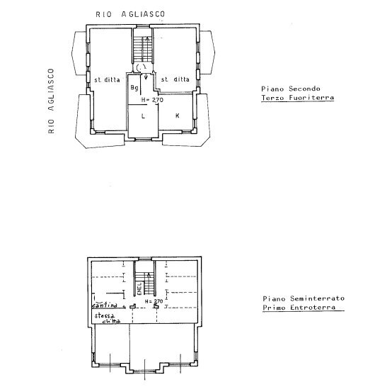 Two-room apartment Frazione Ghisola, 4, Paesana - floor plans 1