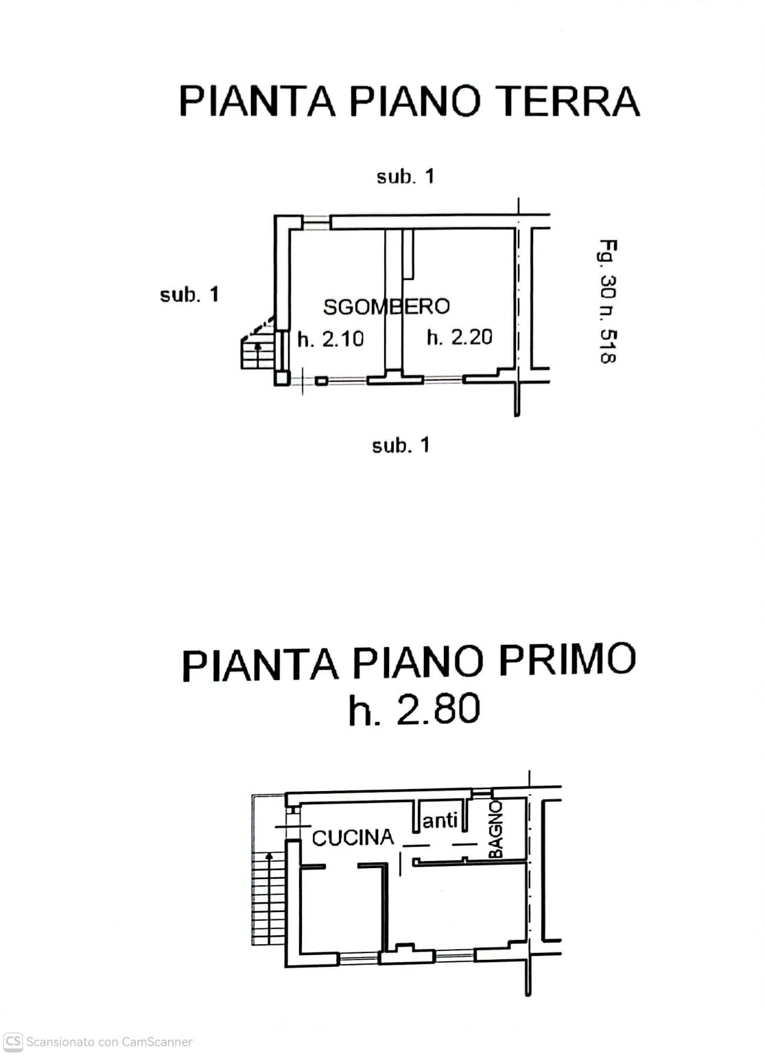 Independent house Via Lisdero, 12, Bagnolo Piemonte - floor plans 1