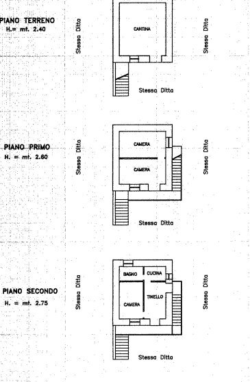 Casa semi indipendente Frazione Calcinere Inferiore, 1, Paesana - planimetria 1